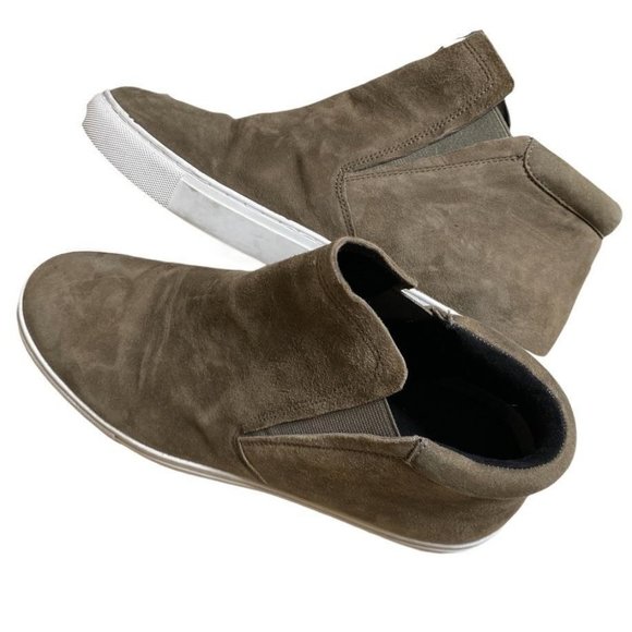 Kenneth Cole Shoes - Kenneth Cole suede canvas ankle slip on shoe 9